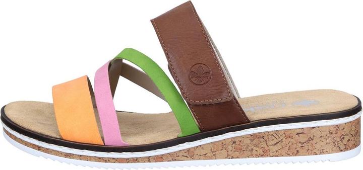 Produktbild Rieker - Basic - Pantoletten (38 EU Mehrfarbig) (38)