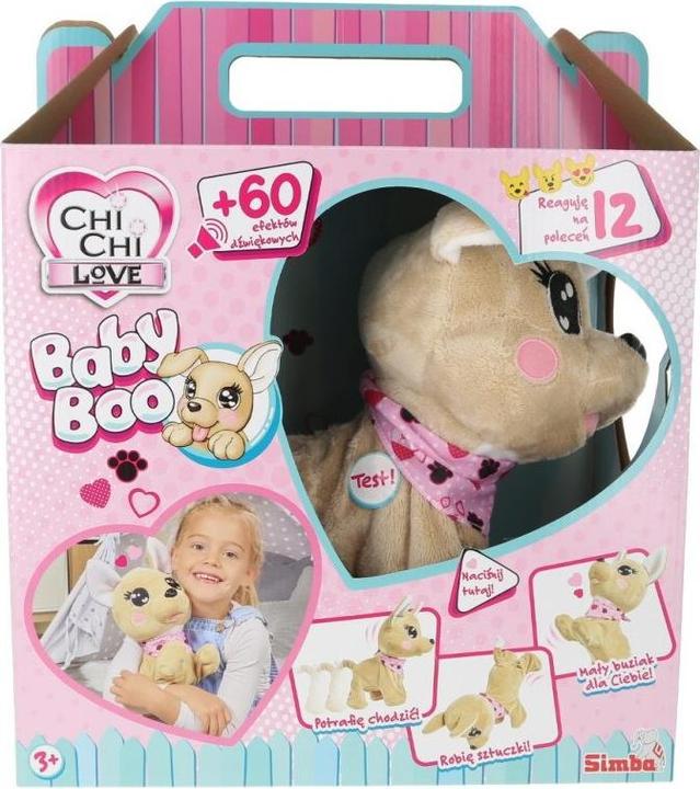 Immagine prodotto Simba Cucciolo di peluche interattivo Baby Boo 30 cm (30 cm)