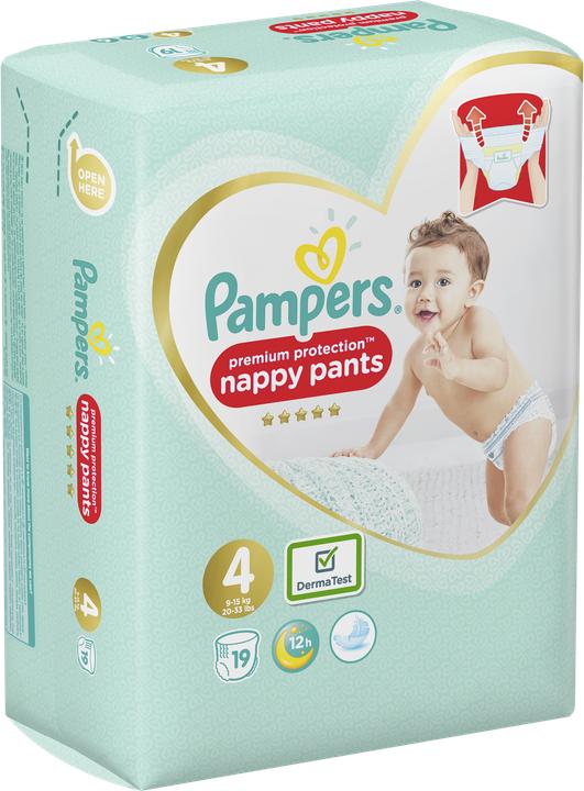Produktbild Pampers Premium Protection Pants (Gr. 4, Tragepack, 19 Stück)