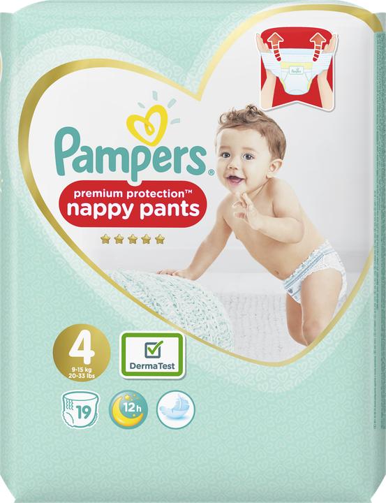 Produktbild Pampers Premium Protection Pants (Gr. 4, Tragepack, 19 Stück)