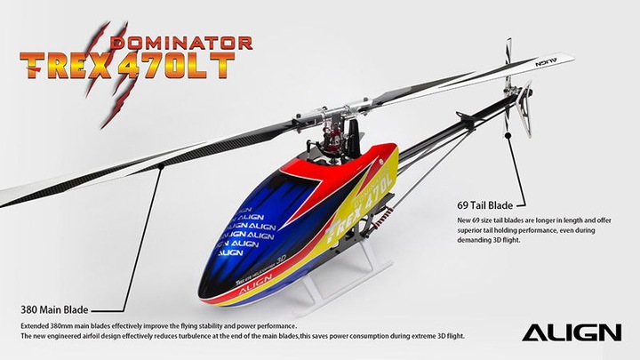 Produktbild Align T-REX 470LT Dominator Combo