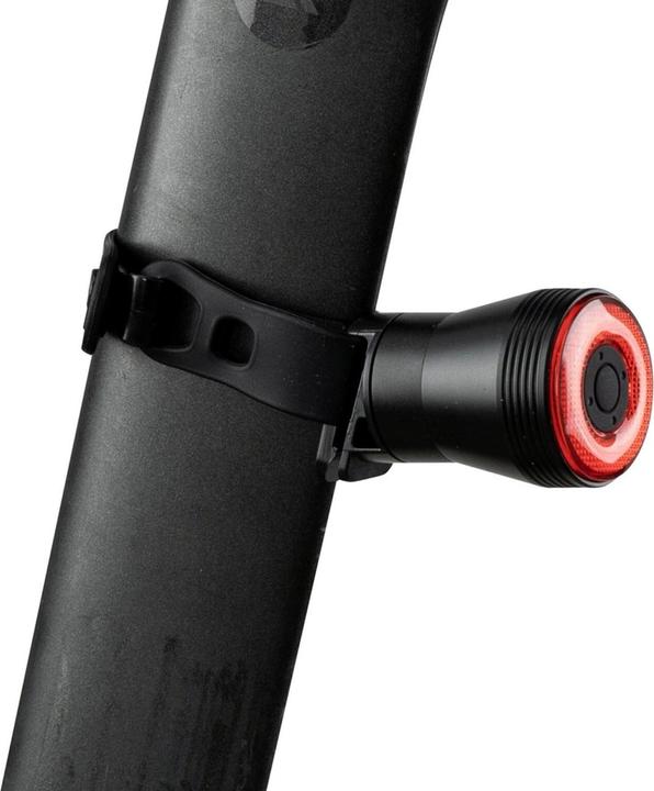 Productafbeelding Rockbros Q5 fietsachterlicht met intelligent stopsysteem - zwart (60 lm)