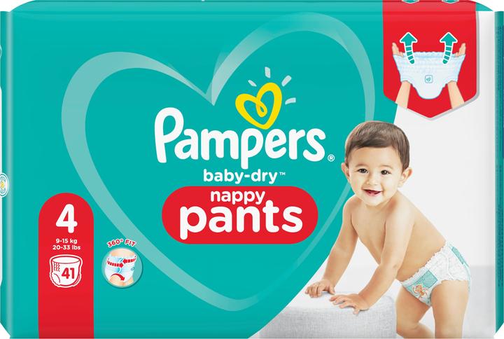 Produktbild Pampers Baby Dry Pants (Gr. 4, Tragepack, 41 Stk.)