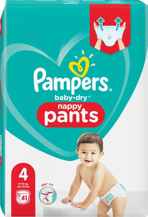 Produktbild Pampers Baby Dry Pants (Gr. 4, Tragepack, 41 Stk.)