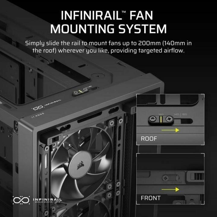 Produktbild Corsair Frame 4000D RS (ATX, E-ATX, Micro ATX (mATX), Mini-ITX)