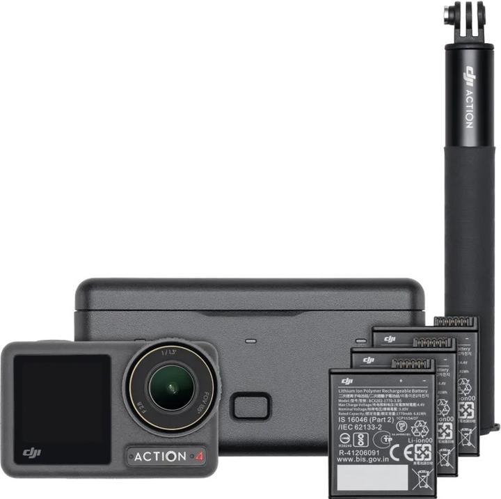 Productafbeelding DJI Osmo Actie 4 Avontuur Combo (120p, Bluetooth, WiFi)