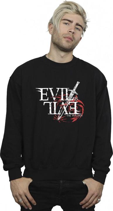 Produktbild Netflix The Witcher Evil Is Evil Sweatshirt (S)
