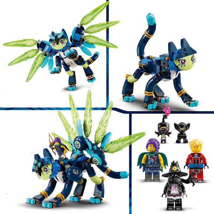 Produktbild LEGO Zoey und die Katzeneule Zian (71476, LEGO Dreamzzz)