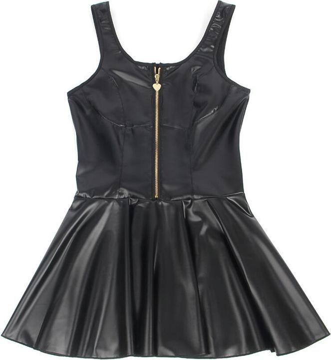 Immagine prodotto Subblime - 957667 ABITO IN PELLE CON ZIP A CUORE, NERO, S/M (S, M)