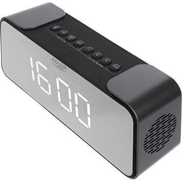 Thumbnail - Adler, Wecker, Wireless alarm clock with radio AD 1190 AUX in, Silver/Black, Alarm function