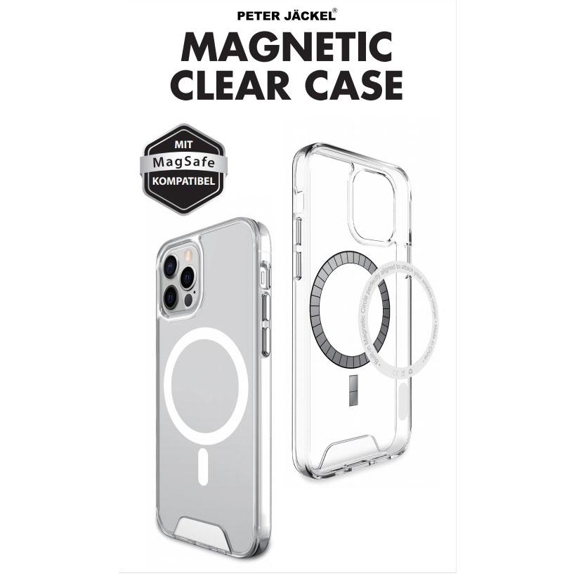 Thumbnail - Peter Jäckel Magnetic Clear Case für Apple iPhone 15 (Apple iPhone 15), Smartphone Hülle, Transparent
