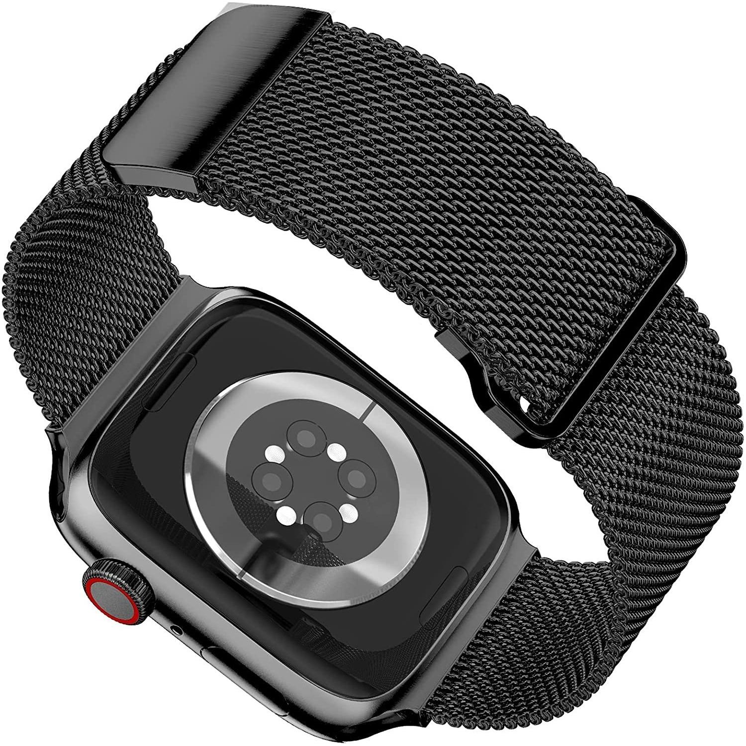 Thumbnail - Strap-it Armband (Edelstahl, Apple Watch), Uhrenarmband, Schwarz