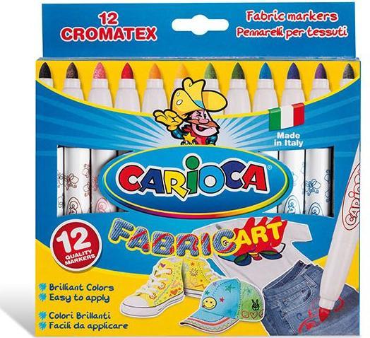 Actual product image Carioca Textile marker Fabric (12x)
