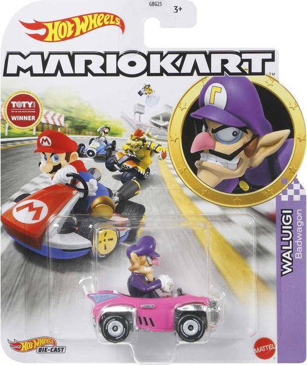 Produktbild Hot Wheels Mario Kart Replica Die-Cast Assorted