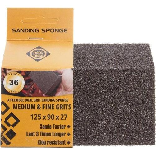Forte tools, Schleifmittel, GRINDING SPONGE 125X90X26 MM FORTE TOOL