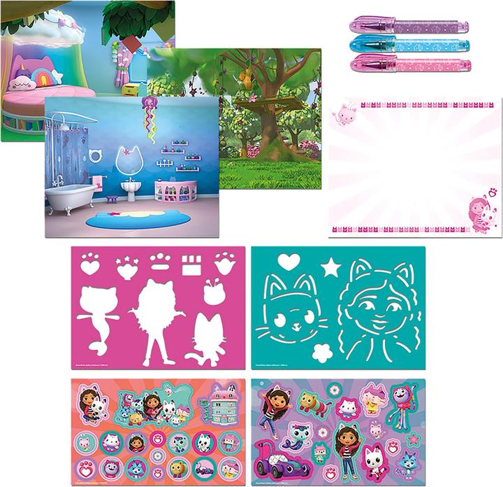 Image du produit Totum Gabby's Dollhouse Designer Teken- Activiteitenboek