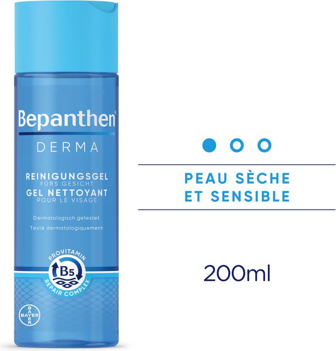 Actual product image Bepanthen Derma Cleansing gel for the face (Cleansing gel, 200 ml)