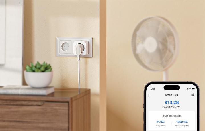 Actual product image Meross Smart Plug MSS305-EU