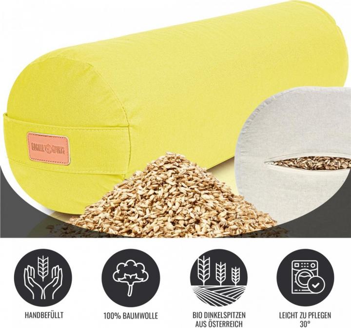 Actual product image Gorilla Sports Yoga Bolster
