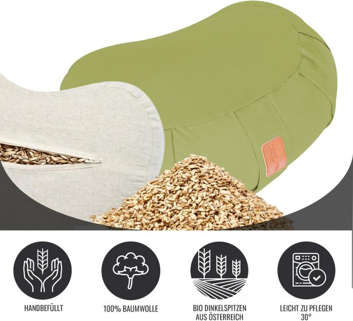 Actual product image Gorilla Sports Yoga crescent pillow (19 cm)