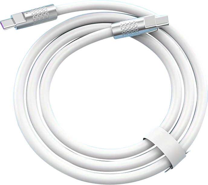 Produktbild PhoneLook USB-C zu USB-C Ladekabel (2m) robust und bunt mit stylischem Kopf aus (2 m)