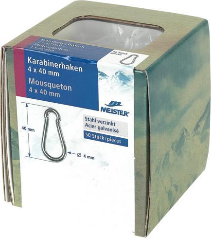 Produktbild Meister Karabinerhaken