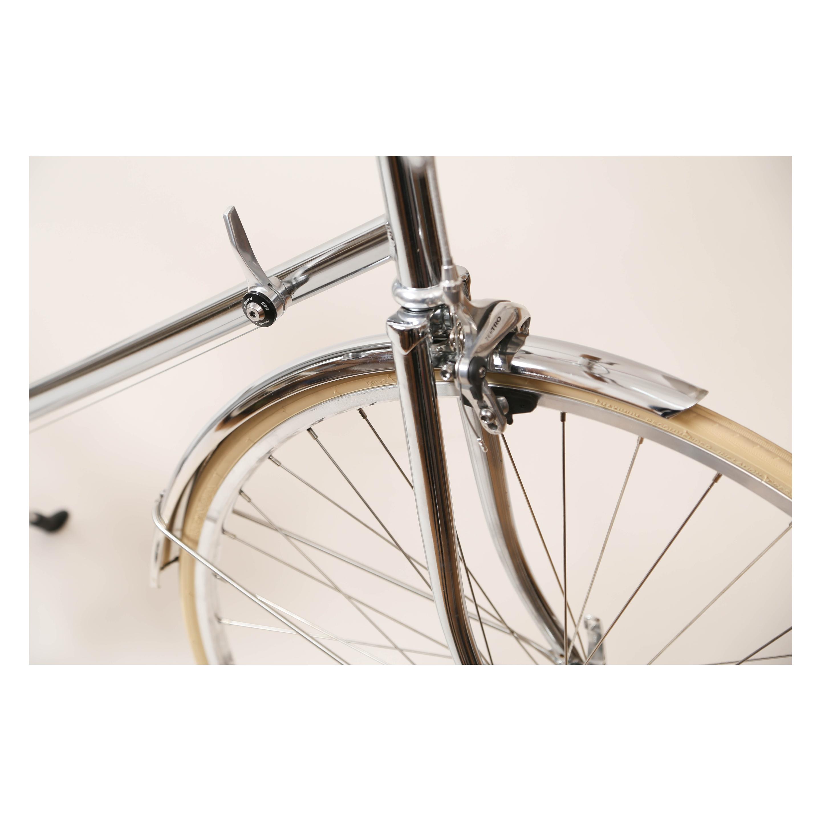 Garde-boue Vélo VTT Et City : Finition Inox Argent, 60mm, Jeu De Tringles Pour Roues 26" & 650b