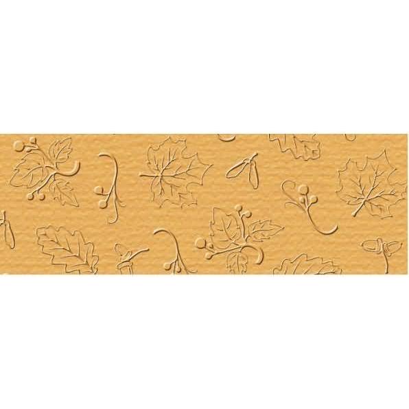Ursus, Bastelpapier, Prägekarton Elegance 220g/qm 23x32cm VE=5 Blatt natur goldgelb (220 g/m², 5 x)