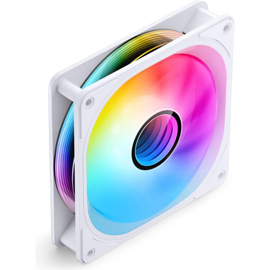 Jonsbo Bianco Fr-606 White Argb 5V 3Pin, 120Mm Fan (120 Mm), Ventola Pc,