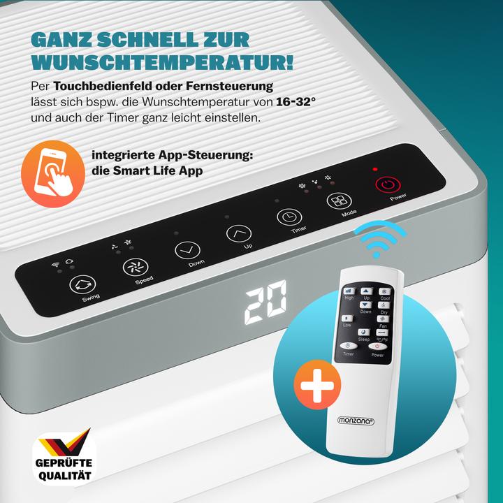Actual product image Monzana MZKA1000 (9000 BTU/h)
