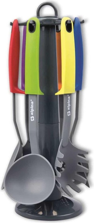 Actual product image Alpina Garden Kitchen tools with holder (7 pieces)