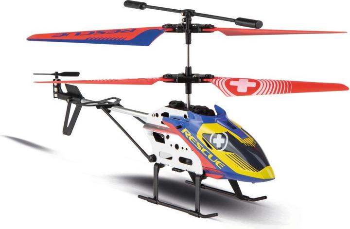 Carrera 2.4 GHz RC Helicopter, Aluminum, Gyro, LED, USB-C Charging