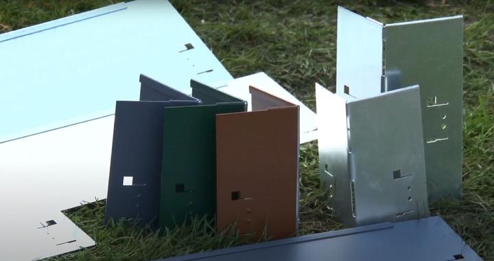 Produktbild Green Split 10er Set Rasenkanten Metall 13.5 cm hoch, 12 m lang