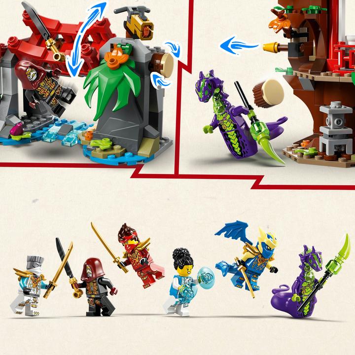 Actual product image LEGO Showdown am Baumhaus mit dem Ninja-Bike