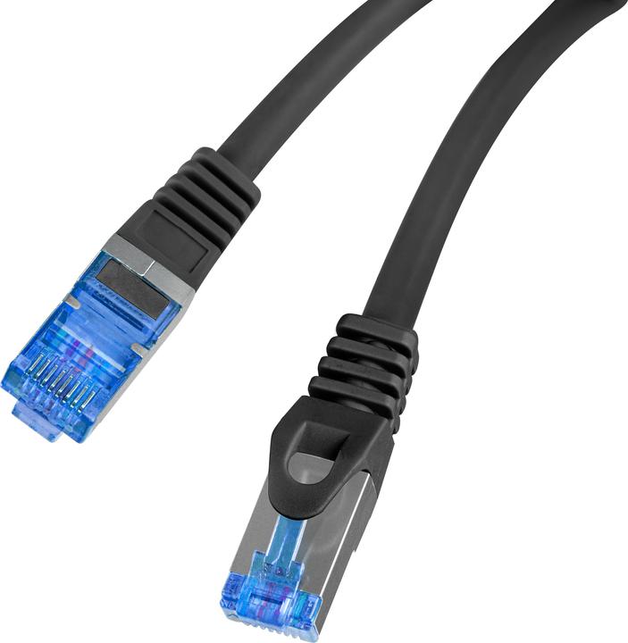 Immagine prodotto Lanberg Patchcord cat. 6 FTP 0,25 m, nero (S/FTP, CAT6a, 0.25 m)