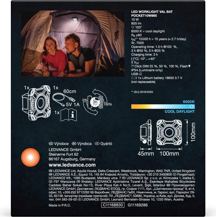 Immagine prodotto Ledvance Smart+ Bluetooth (E27, 810 lm, 1 x)