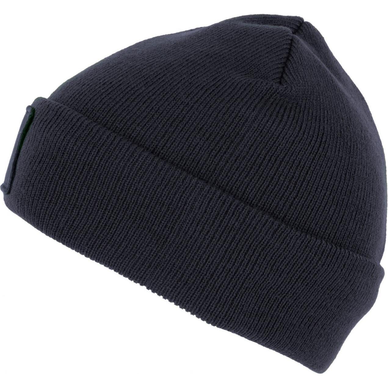 Thumbnail - K-up, Mütze, Recycelte Mütze mit Patch und Thinsulate-Futter, Blau