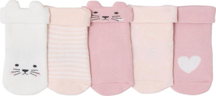 Immagine prodotto Vertbaudet 5er-Pack Baby Stoppersocken mit Katze (Confezione da 5 pezzi, 17)