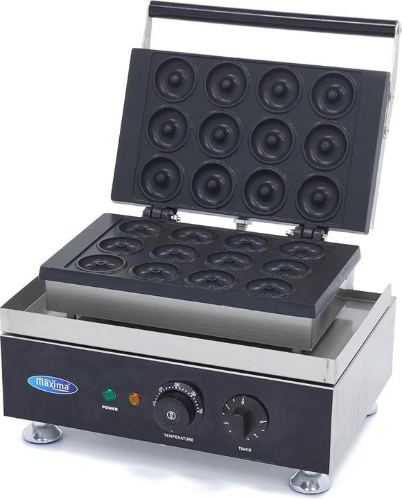 Productafbeelding Maxima Donut Maker 12 Mini Donuts 5 cm Builtin Timer