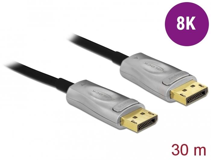 Delock DisplayPort-Kabel (30 m, DisplayPort, 1.4)