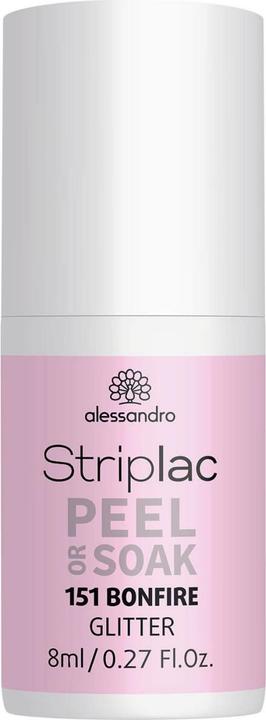 Immagine prodotto Alessandro Striplac Peel o Soak - Bonfire (Glitter, Porpora, Rosa, Smalto pelabile)