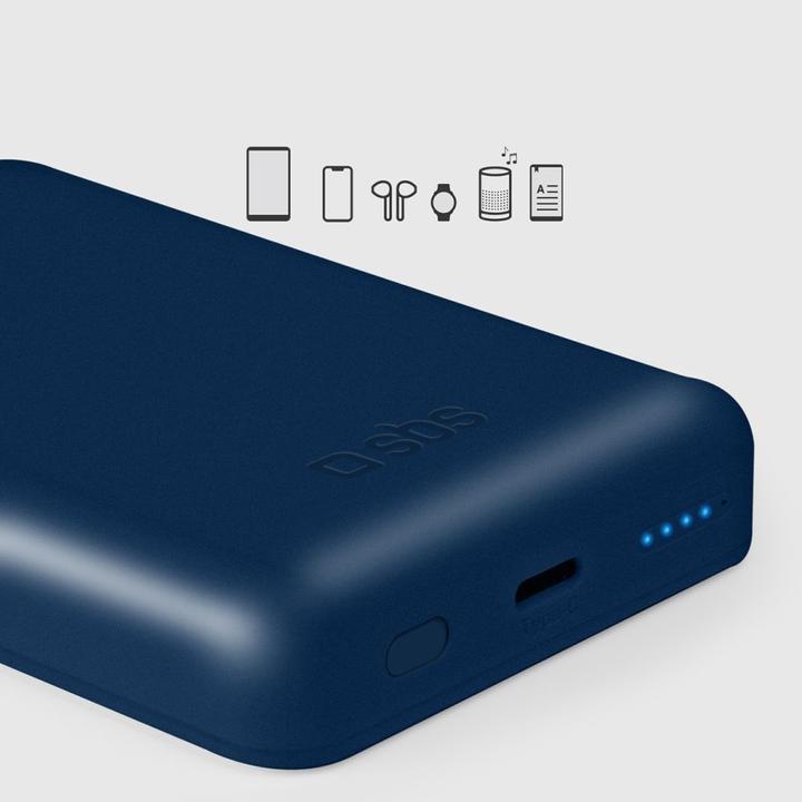 Produktbild SBS 5000 mAh kabellose magnetische Powerbank (5000 mAh, 18.50 Wh)