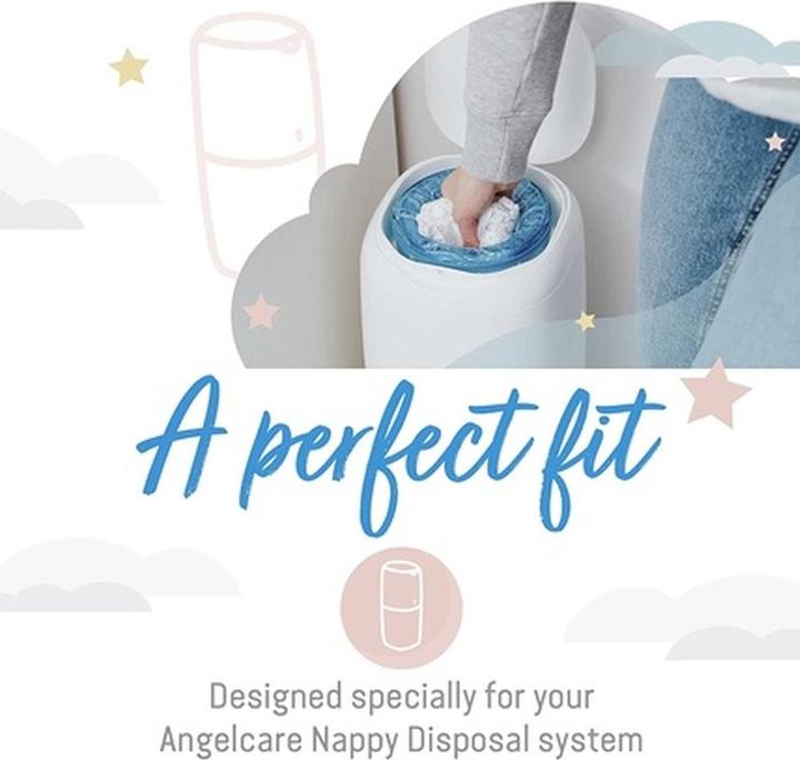 Actual product image Angelcare Nappy Pail Deluxe Refill