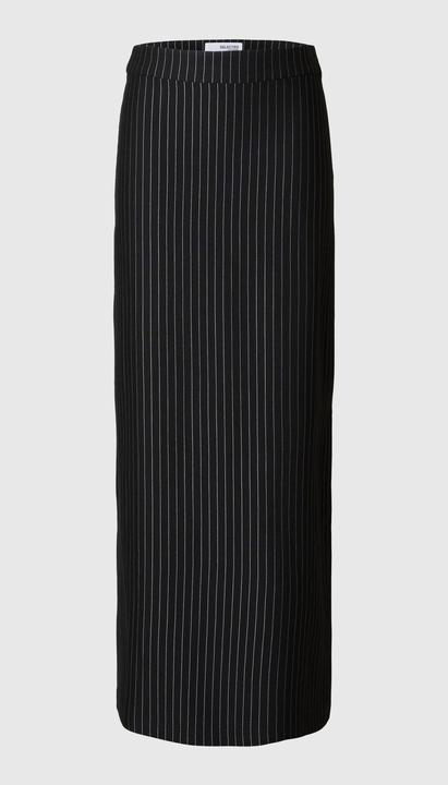 Produktbild Selected Femme Nadelstreifen Viskosemix Maxirock (XL)