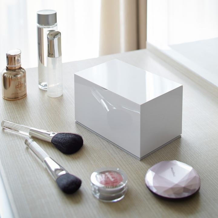 Actual product image Yamazaki VEIL bathroom storage box
