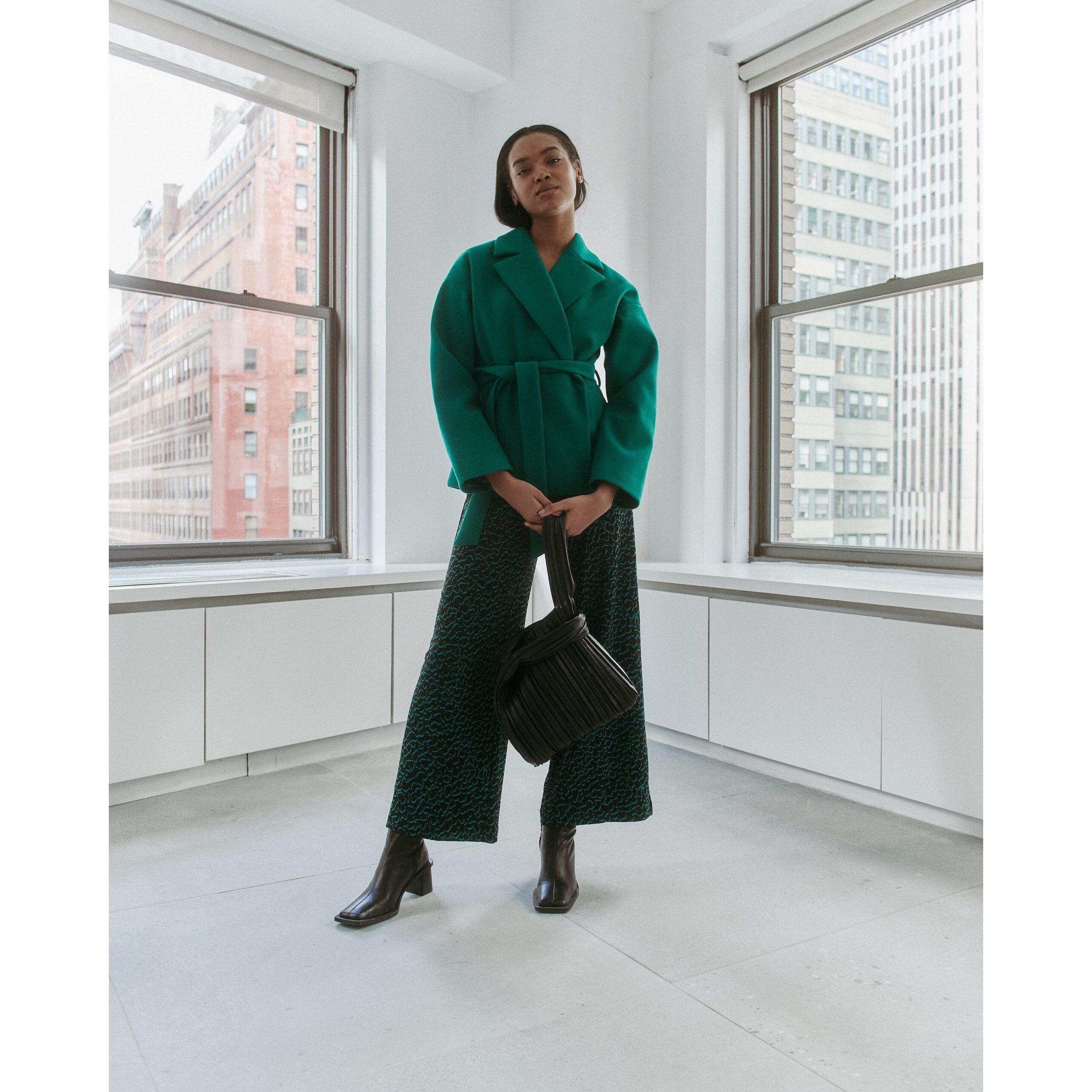 Thumbnail - Ichi, Damen, Hosen, damenhosen kate jacquard 7, Grün, (L)