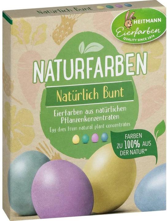 Brauns Heitmann Brauns-Heitmann 4 Eierfarben Natur Pulverfarben gb/gr/bl/violett