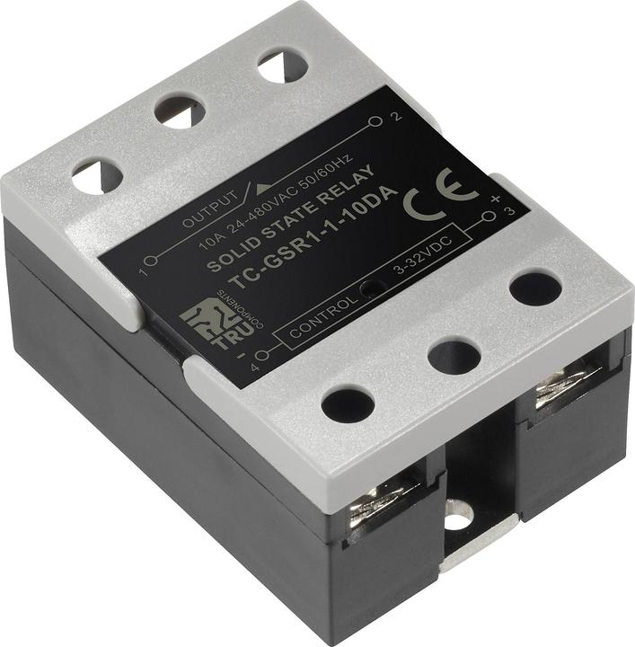 Produktbild Tru Components Halbleiterrelais TC-GSSR-1-10DA 10 A Schaltspannung max. 32 V/DC