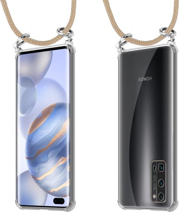 Produktbild Cadorabo TPU Handy Kette SILBER Cover