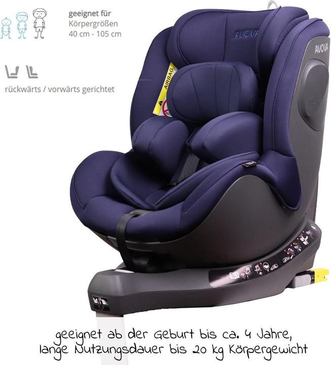 Actual product image Avova Reboarder reboarder child seat Sperber-Fix i-Size 40 cm - 105 (Reboarder)